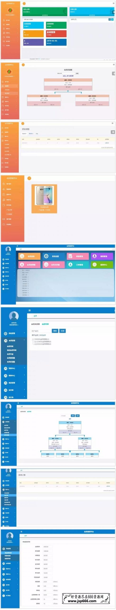 Thinkphp商品消费双轨量碰层碰无直推团队直销系统源码